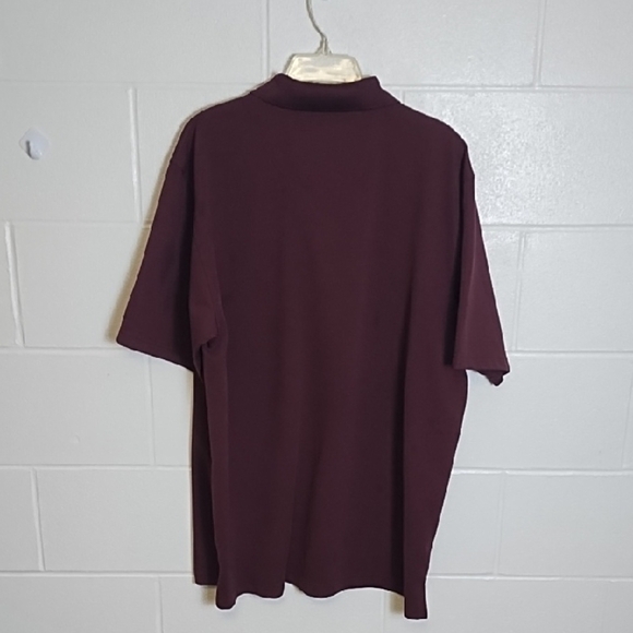 Grand Slam Burgundy Performance Golf Polo Shirt - Picture 3 of 10